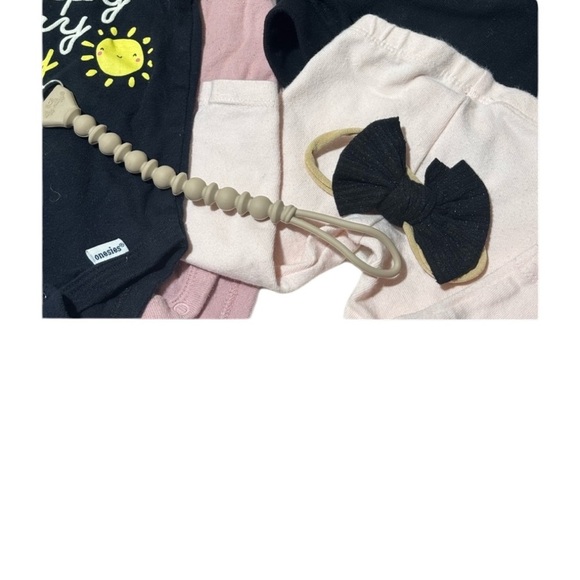 Bundle Baby Girl Outfits Size 0-3 months Gerber Cat&Jack Modern Moments 8 pieces - Picture 6 of 10